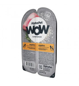 AlphaPet WOW, для котят, беременных и кормящих кошек (индейка) 